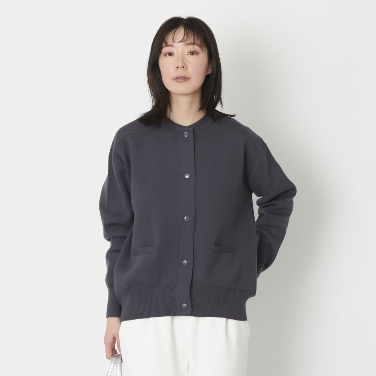 DRESS HERSELF/ニットブルゾン